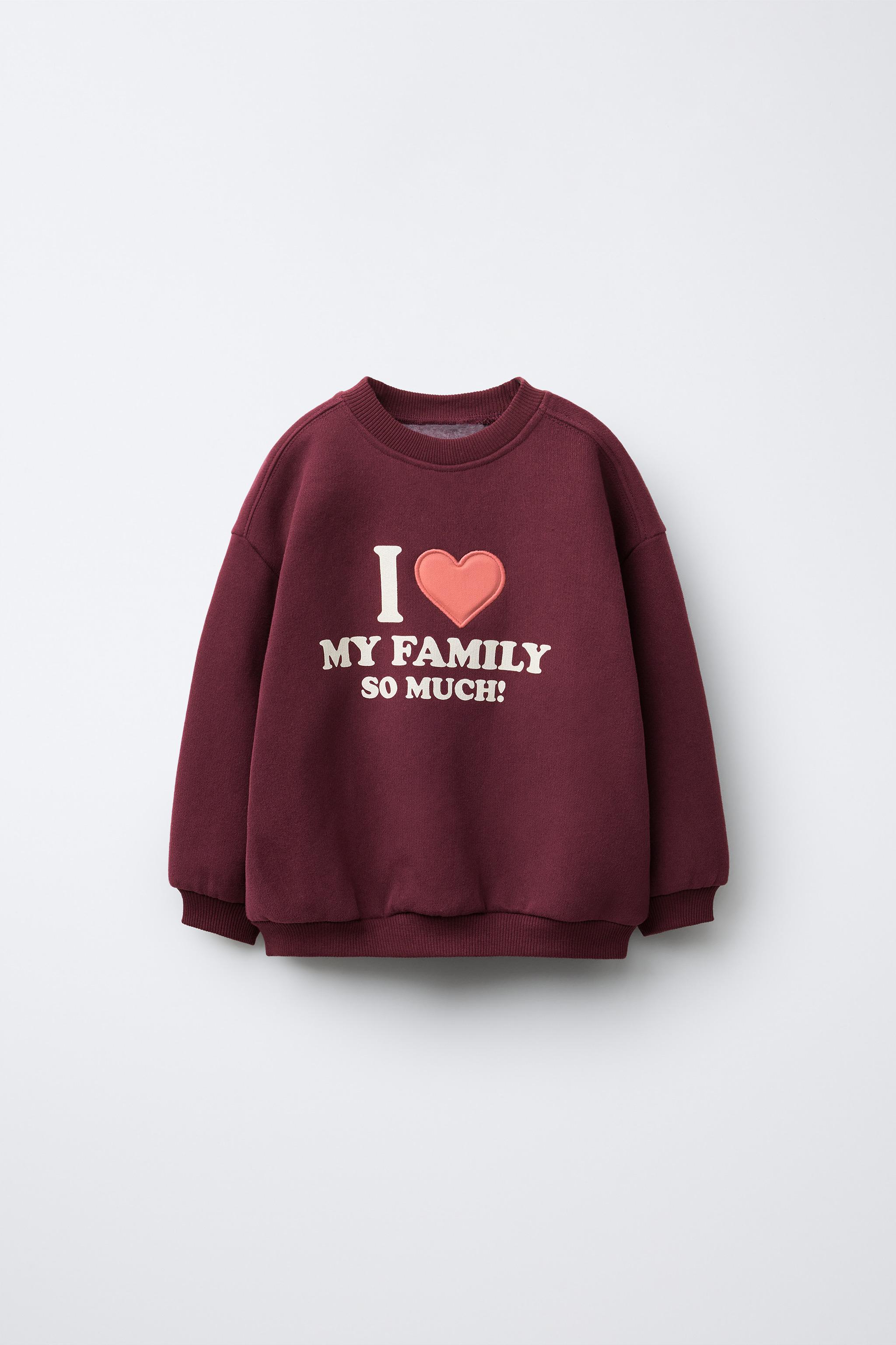 TEXT PRINT SWEATSHIRT